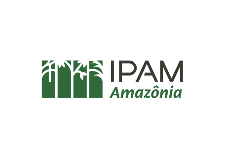 Logotipo do IPAM Amazônia com ícone de floresta verde